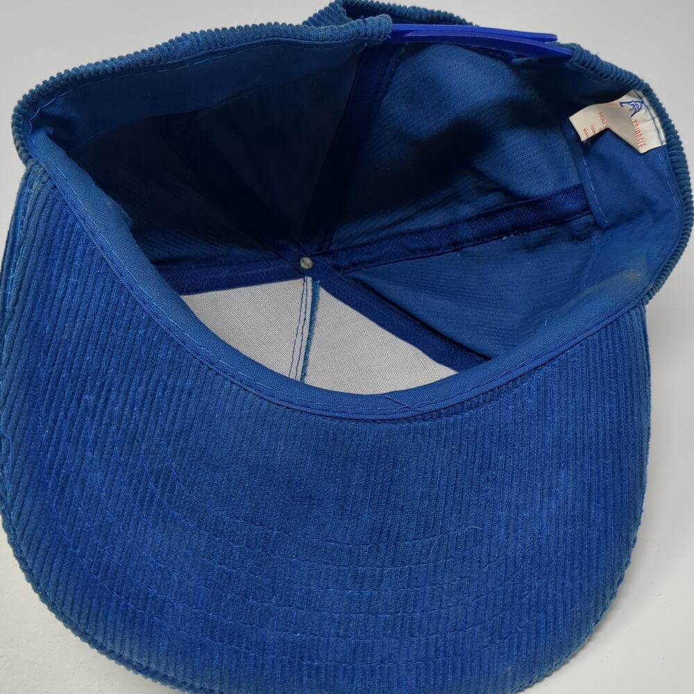 Lagoon Snapback Hat Blue One Size Solid Adjustabl… - image 7